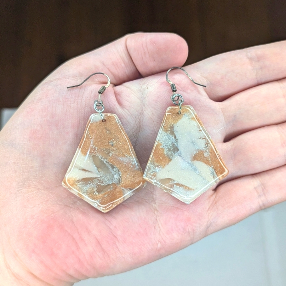 Shiny Handmade Earrings